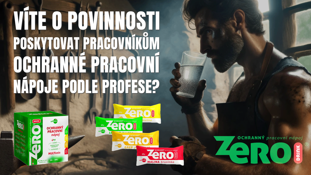 Pitný režim na pracovišti: Zaměstnavatelovy povinnosti ohledně ochranných nápojů